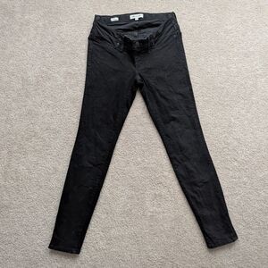 Madewell Women's Black Maternity Skinny Jeans